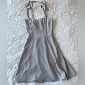 sunday best taupe mini dress